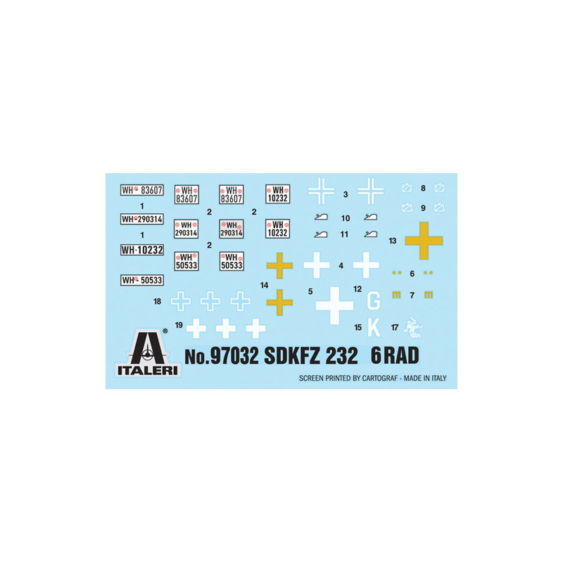 MODELO 1:72 SD.KFZ. 232. 6 RAD